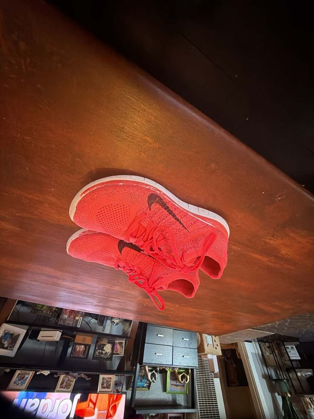 Nike Free Flyknit Running Shoes Bright Red